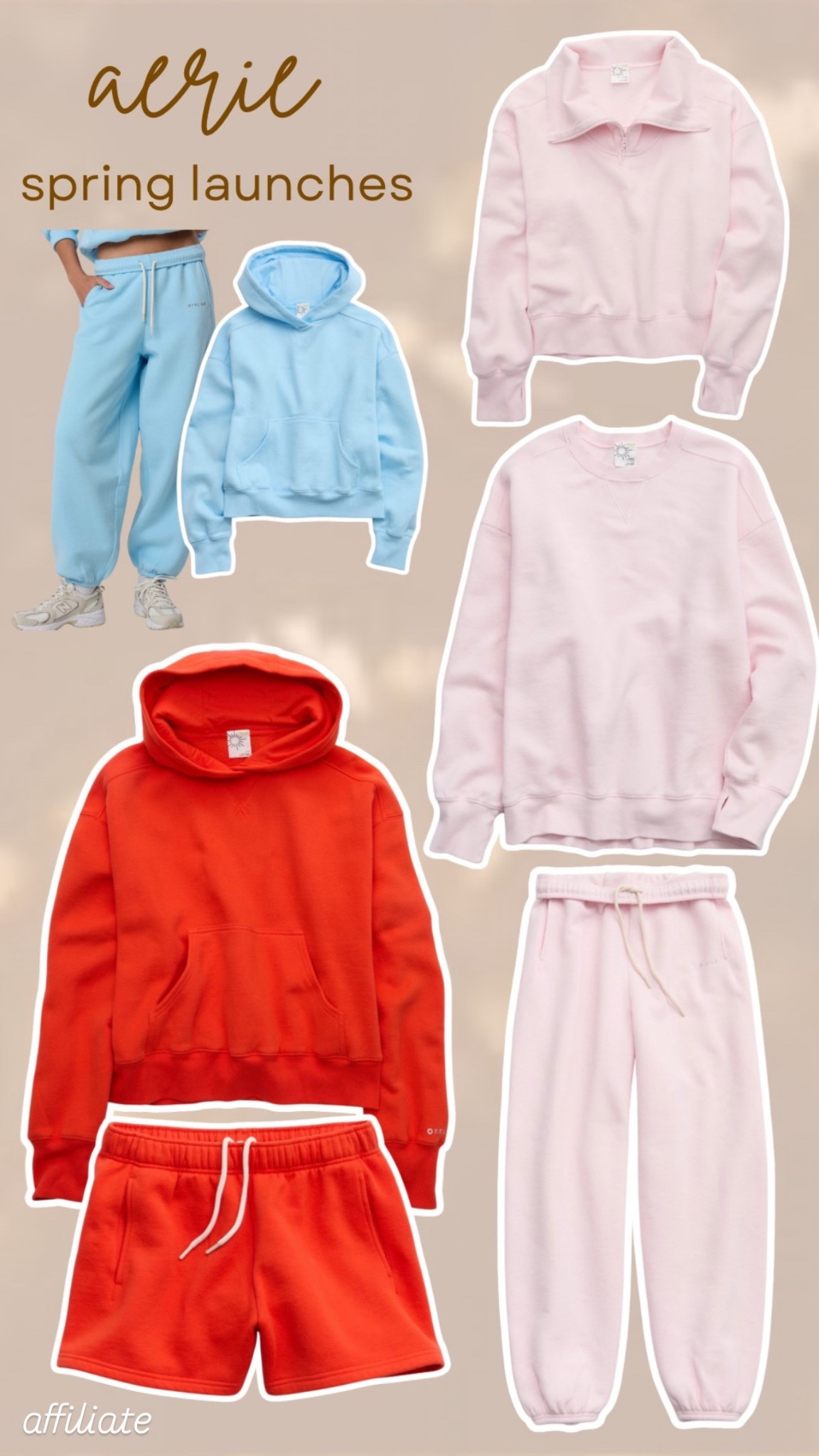 New spring colours for the softest cloud fleece sets 

#aerie 

#LTKcanada