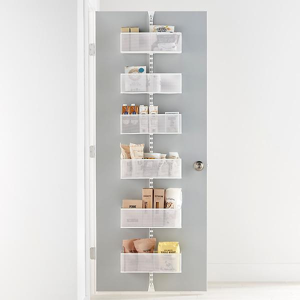 Elfa Utility Large Wire Over the Door Rack White | The Container Store