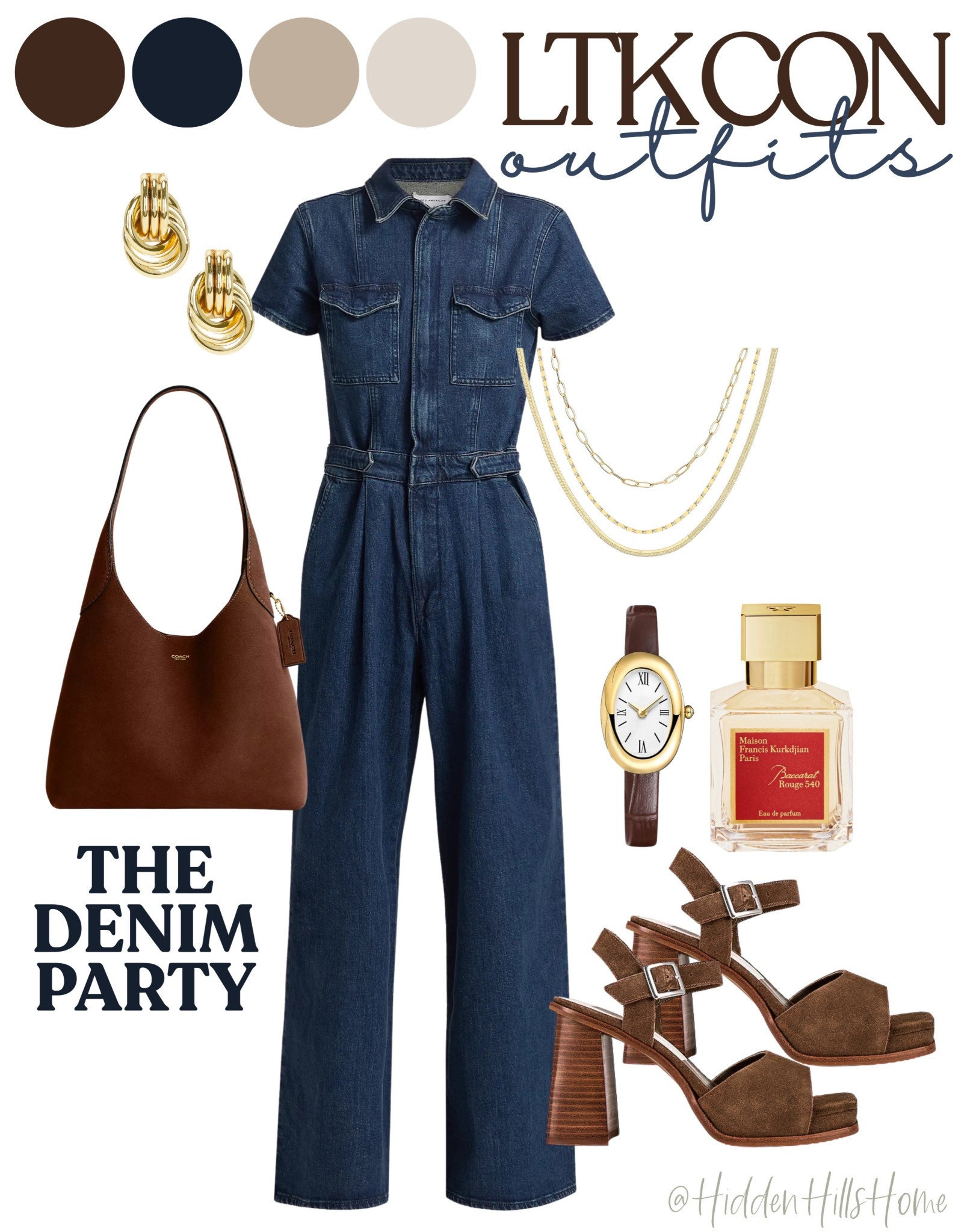 LTKCon outfits! Fall outfit ideas, the denim party cocktail party! Denim jumpsuit, seasonal outfits 

#LTKSeasonal #LTKCon #LTKSaleAlert