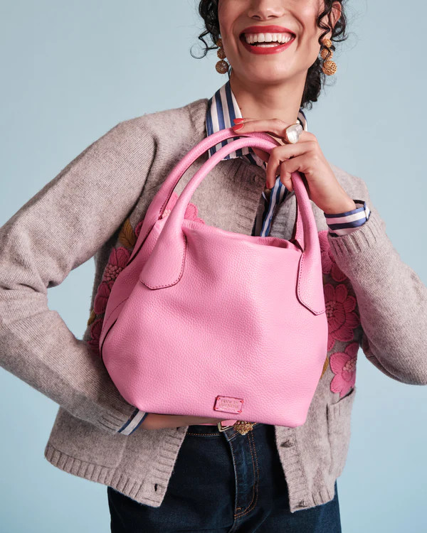 Mini Sweet Pea - Tumbled Leather Pink | Frances Valentine