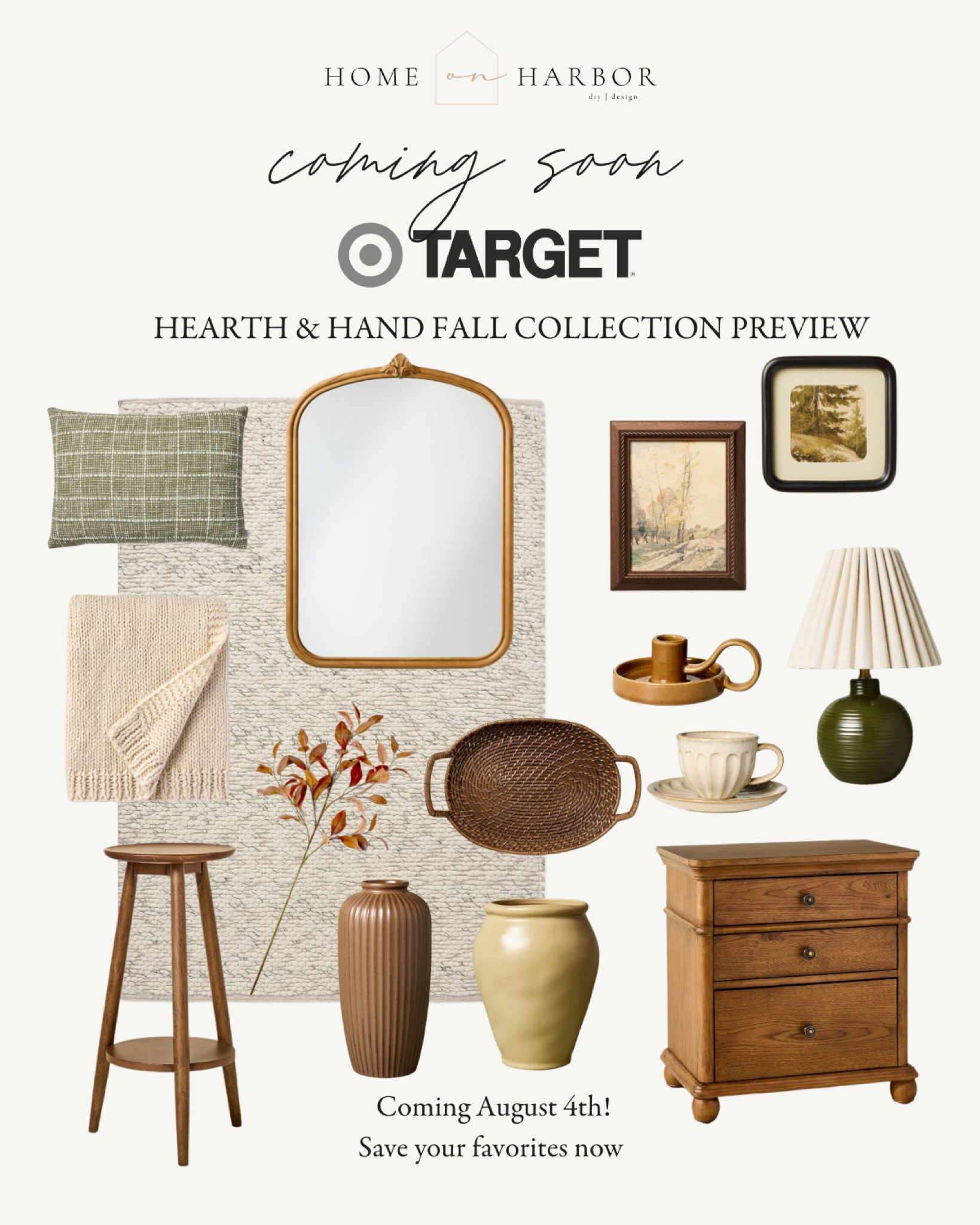NEW Collection alert 🚨Hearth & Hand is dropping their fall collection on Aug 4! Save your favorites now 



#LTKStyleTip #LTKHome #LTKSeasonal