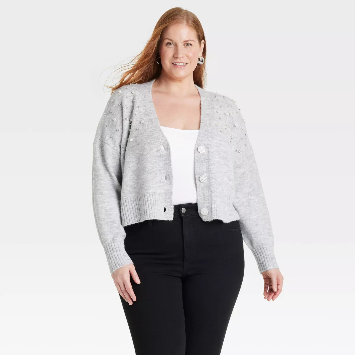 Women's Embellished Cardigan - Ava & Viv™ | Target