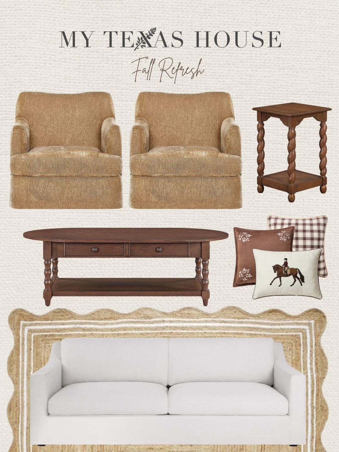 Loving this mix of our beautiful furniture and our fall pillows from our new pillow collection!  

 #LTKSeasonal #LTKHome