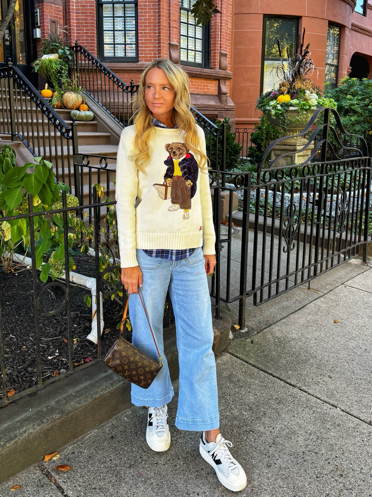 The way I love a good Ralph Lauren sweater. 

Even though I purchased this sweater directly through Ralph Lauren, who doesn’t participate in LTK, I have linked some similar Polo Bear sweaters sold through Nordstrom and Bloomingdale’s. They are the same price point, just slightly different colors and varieties. I have the sweater paired with a Ralph Lauren flannel so create the perfect fall outfit  

I did, however, link this exact pair of jeans, which are my favorite. 

Wearing a size 26 in the denim and an xs in the Ralph lauren sweater and in the Ralph lauren flannel layered underneath. 

#LTKStyleTip #LTKOver40