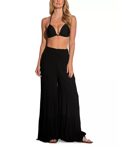 Tiered Wide Leg Cover Up Pants | Bloomingdale's (US)