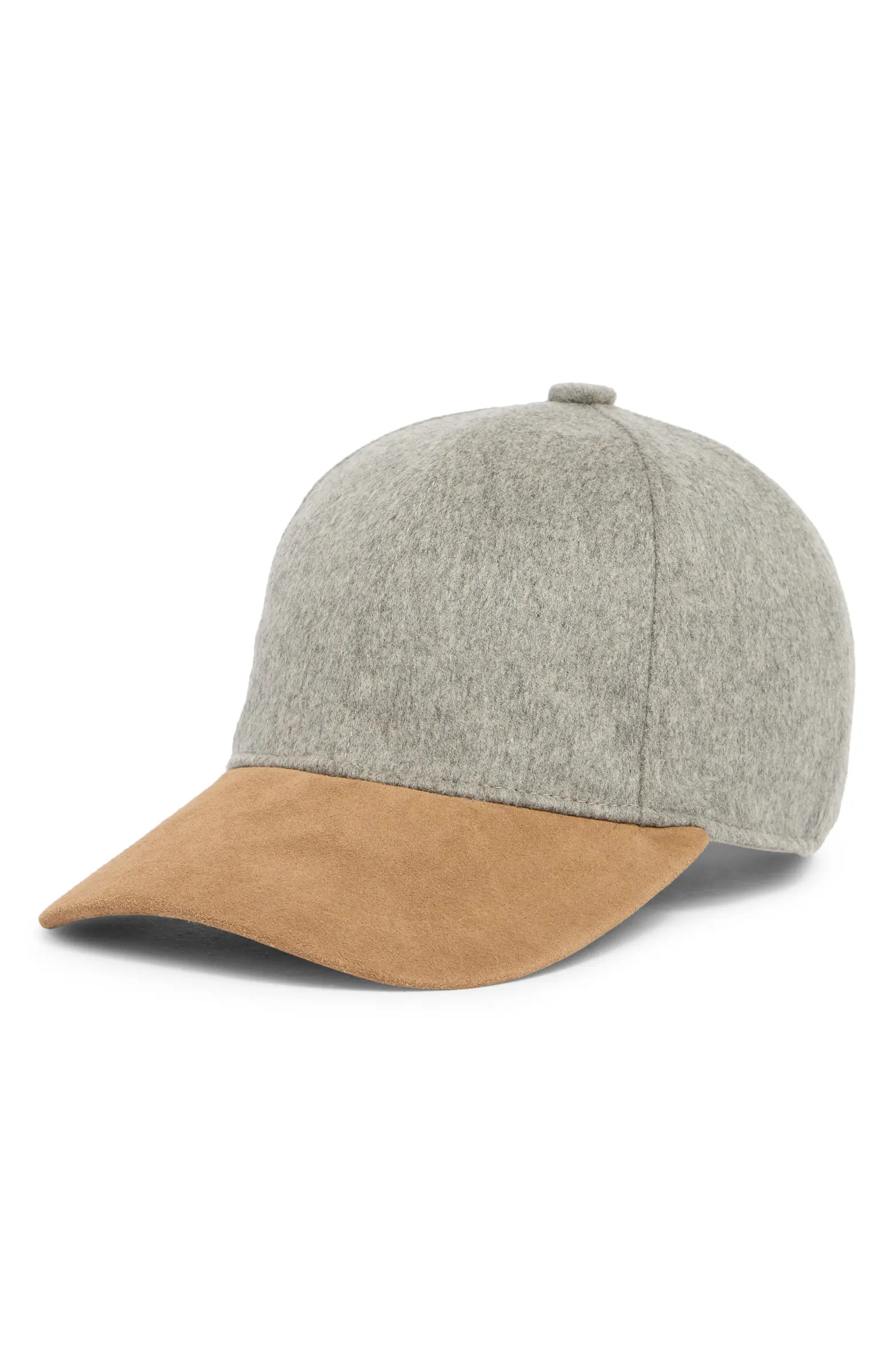 Nordstrom Wool & Cashmere Adjustable Baseball Cap | Nordstrom | Nordstrom