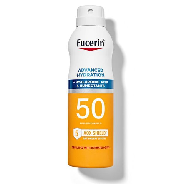 Eucerin Advanced Hydration Sunscreen Spray - SPF 50 - 6oz | Target
