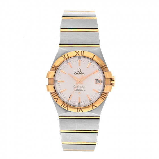 OMEGA

Stainless Steel 18K Yellow Gold 35mm Constellation Quartz Watch Silver | Fashionphile