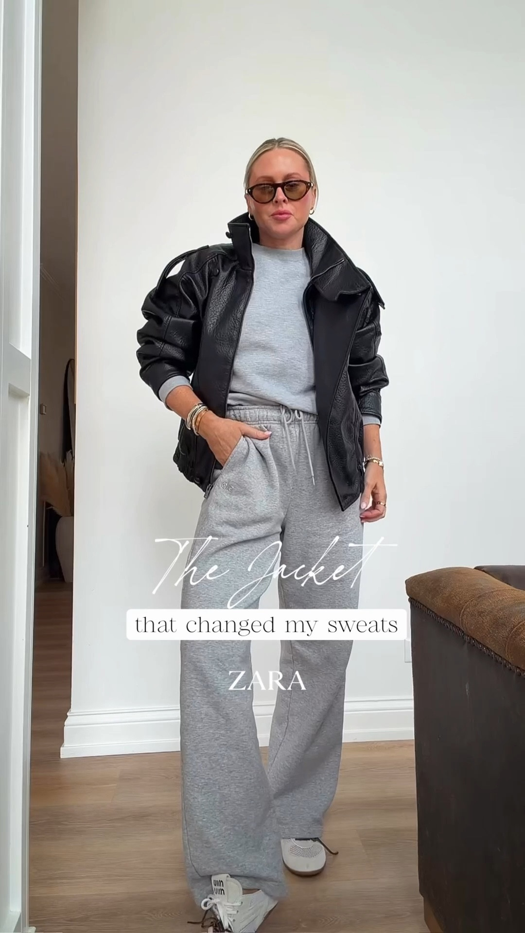 the jacket that will change your sweats & any look🔥. I’m in small. I love this thing! The collar makes it! Found in stock several places! Supposed to be the same jacket! 💯

Sneakers size up half. 

#LTKootd #LTKgrwm #LTKActive