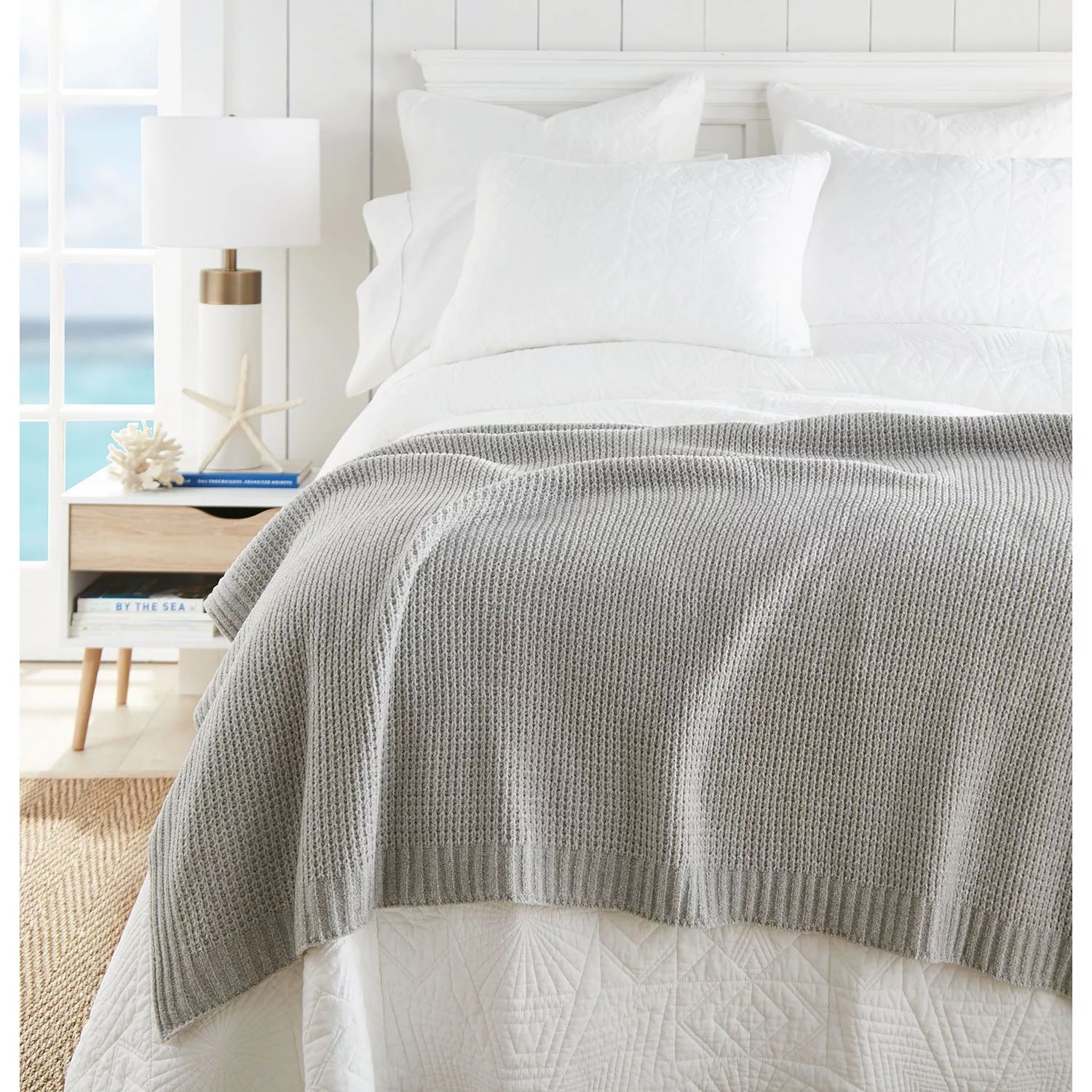 Crafted by Catherine 60" x 70" Cozy Waffle Knit Throw (Assorted Colors) | Sam's Club