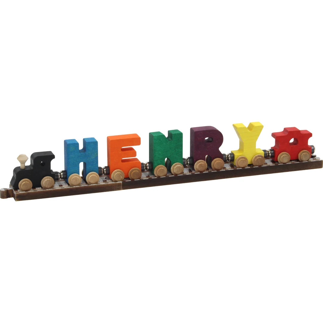 Personalized Bright Nametrains With Track - Etsy | Etsy (US)