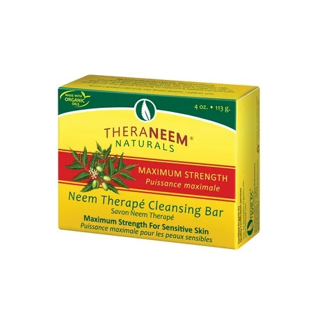 TheraNeem Neem Therape Cleansing Bar, Maximum Strength Neem Oil Soap for Sensitive Skin Soothes & Hy | Walmart (US)