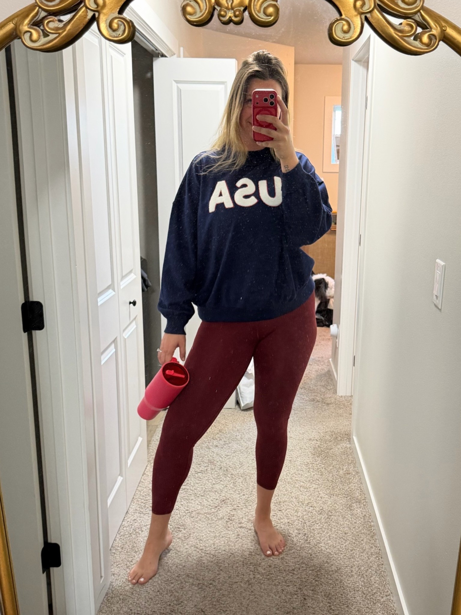 4th of July weekend! 

USA, sweatshirt, Memorial Day, red white and blue, mock neck

#LTKootd #LTKActive