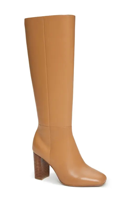 PAIGE Keely Knee High Boot in Cognac at Nordstrom, Size 9.5 | Nordstrom