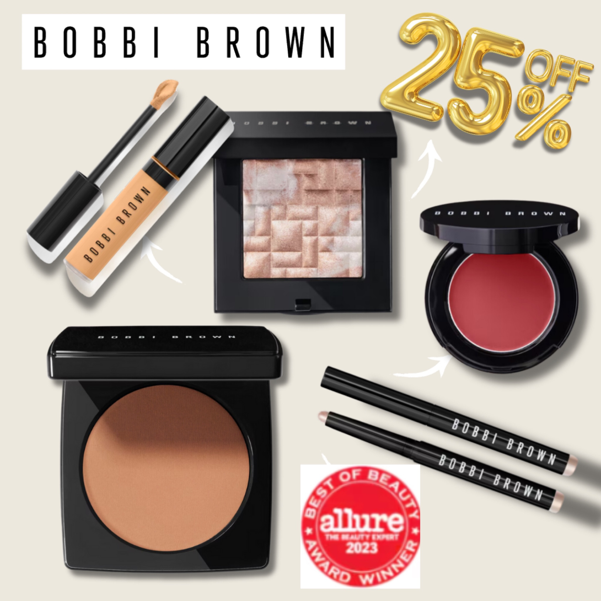 Bobbi Brown Cosmetics is having a sale! Some of my favourite products are 25% and off like the Long-Wear Shadow Sticks, Pot Rouge Blush, Skin Long-Wear Weightless Foundation, Concealer and more. 

Happy Shopping! 
@bobbibrowncosmetics #summersale #luxurybeauty #over50makeup #long-wearingmakeup 

#LTKWedding #LTKSummerSales #LTKBeauty