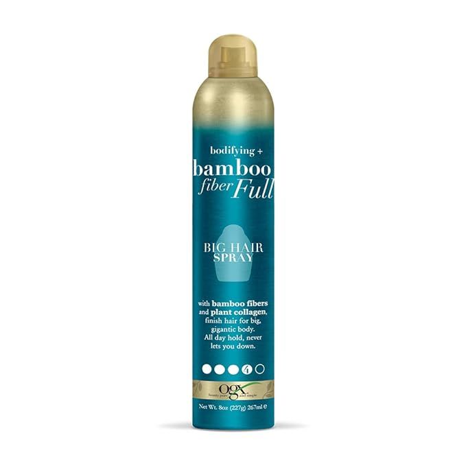 OGX Bodifying + Bamboo FiberFull Big Hair Spray 64033, 8 Ounce | Amazon (US)
