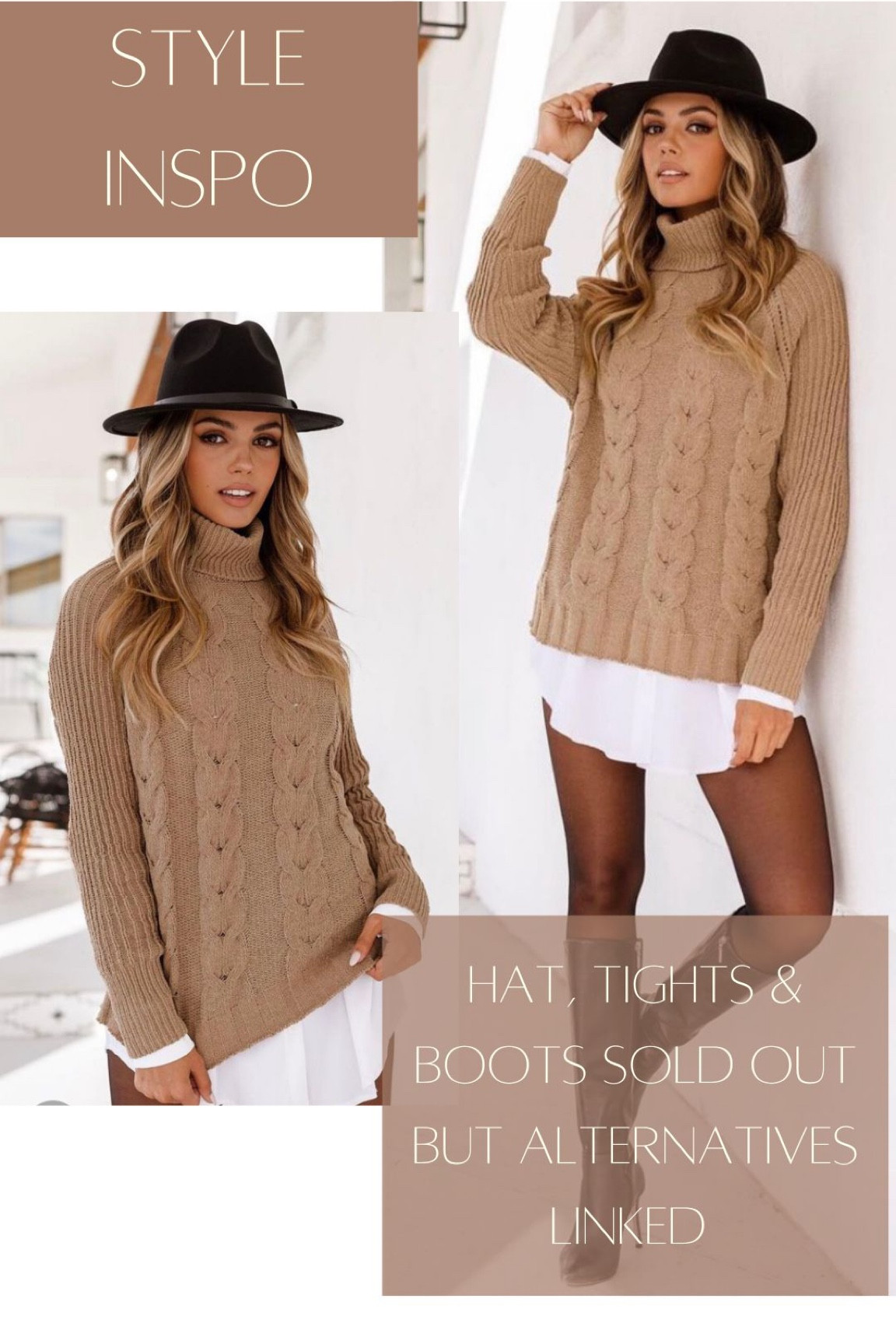 Style Inspo | Shop Priceless 

Cable knit sweater paired with dress and knee high boots

#LTKunder50 #LTKstyletip #LTKSeasonal