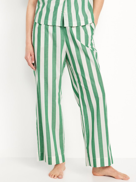 High-Waisted Poplin Pajama Pant | Old Navy | Old Navy (US)