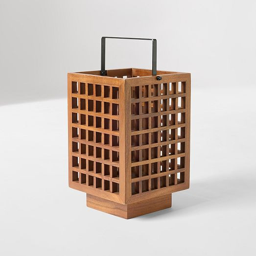 Enzo Wood Lanterns | West Elm (US)