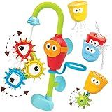 Yookidoo Bath Toys (For Toddlers 1-3) - Spin N Sort Spout Pro - 3 Stackable Cups, Hose and Spout, Sp | Amazon (US)