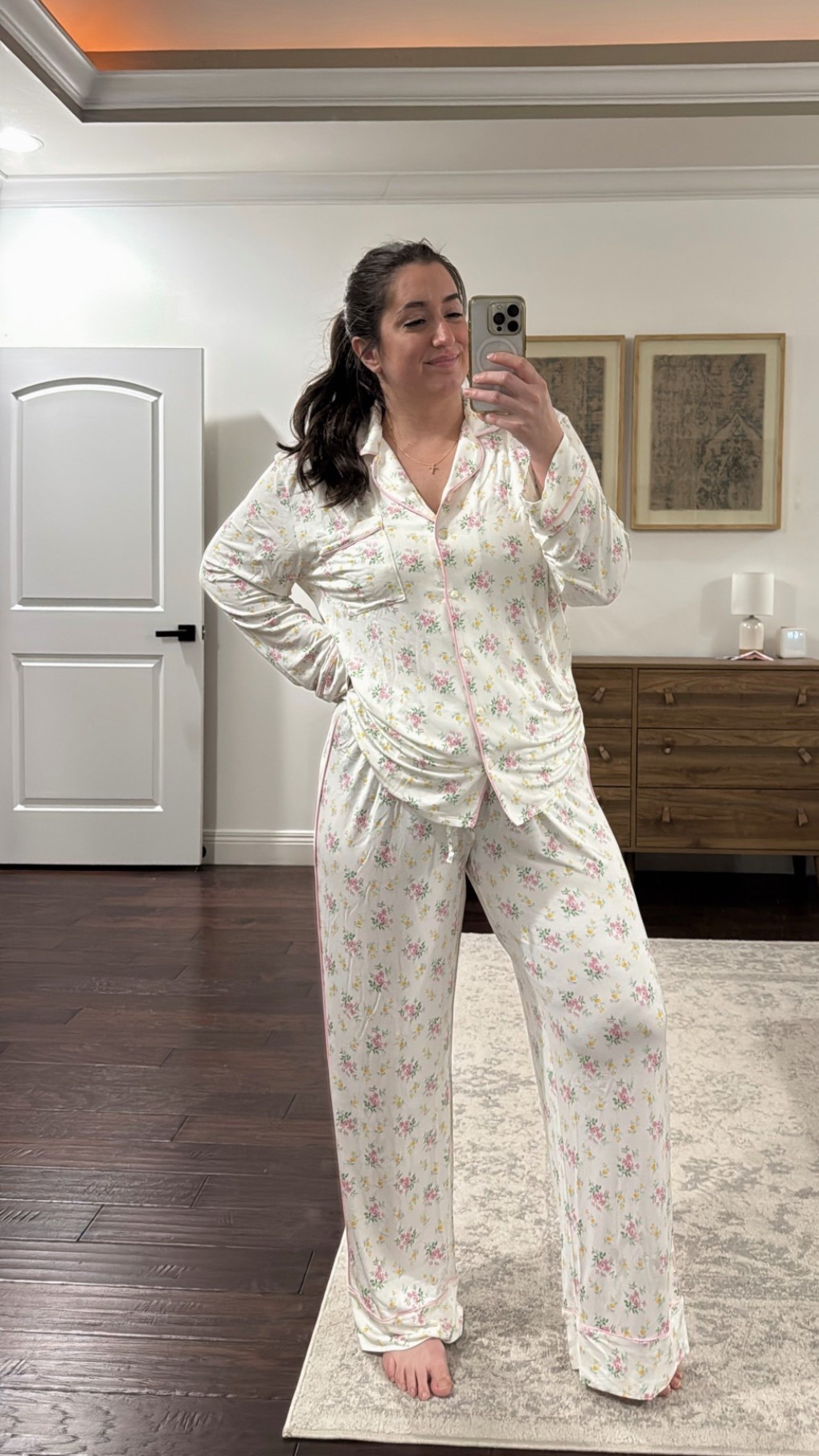 The softest pajamas 🌸🌻
Wearing a size large

#LTKMidsize