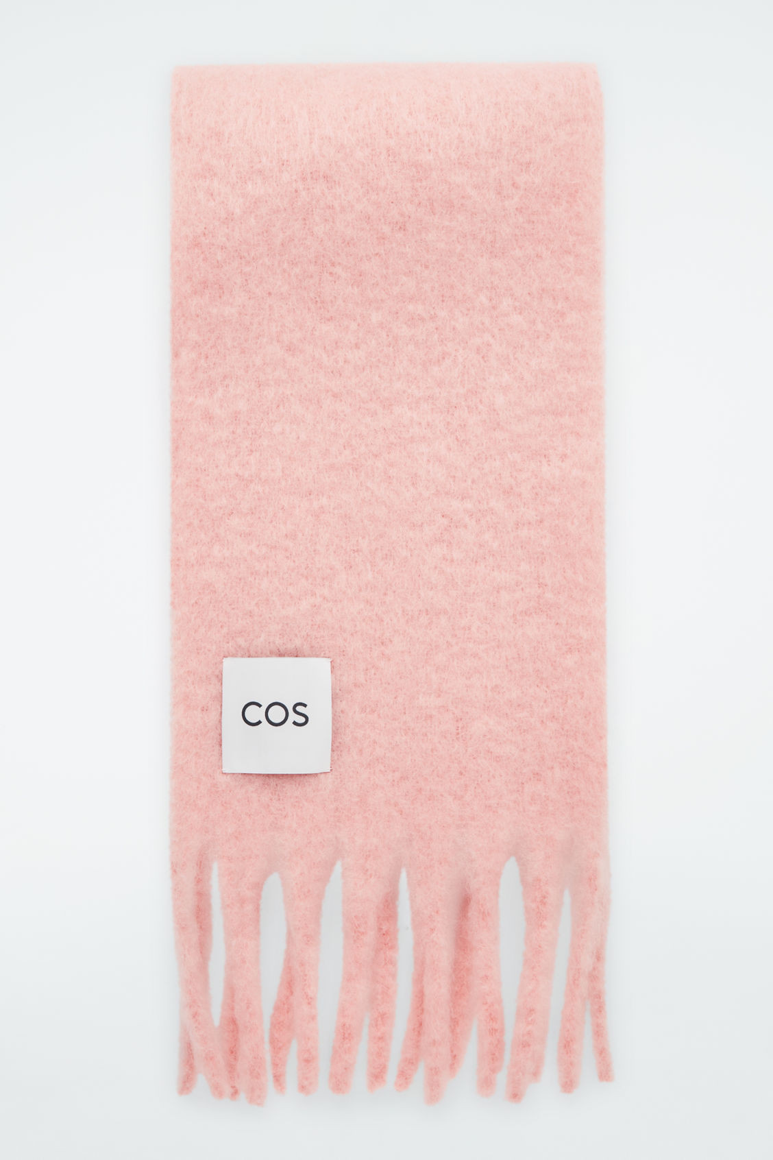 FRINGED BRUSHED-MOHAIR SCARF | COS UK