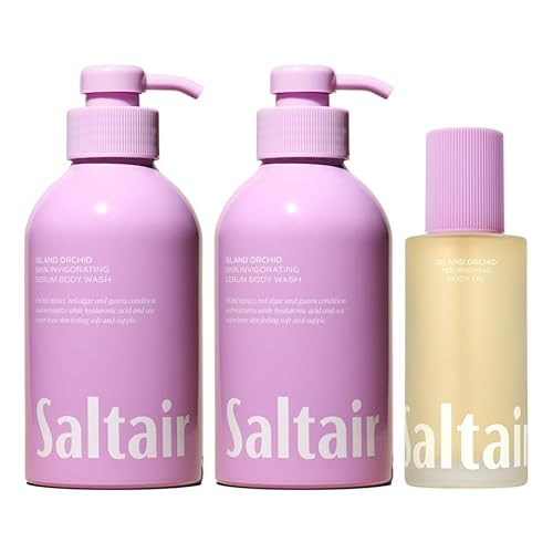 Saltair Island Orchid Body Wash 2pck & Island Orchid Body Oil bundle | Amazon (US)