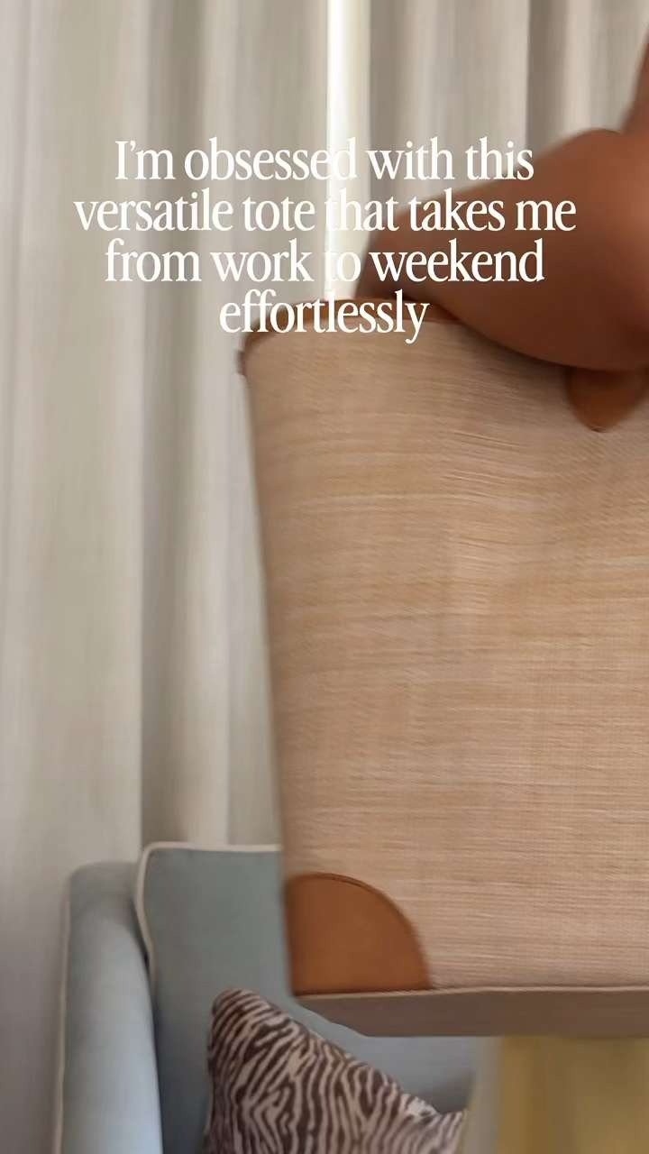 I love this versatile tote that takes me from work to weekend effortlessly!! This bag can fit all of my essentials for work and even weekend trips!!  

 