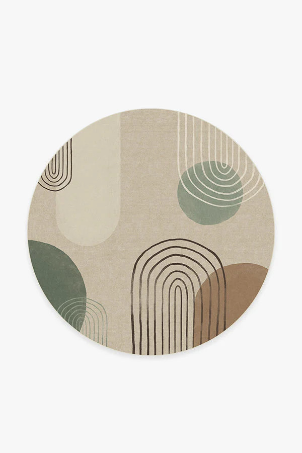 Runda Natural Sage Rug | Ruggable
