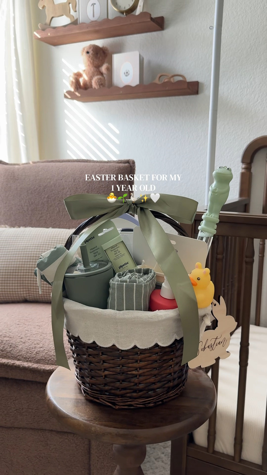 no junk easter basket for my 1 year old boy! 🤍

#LTKBaby #LTKmomlife #LTKKids