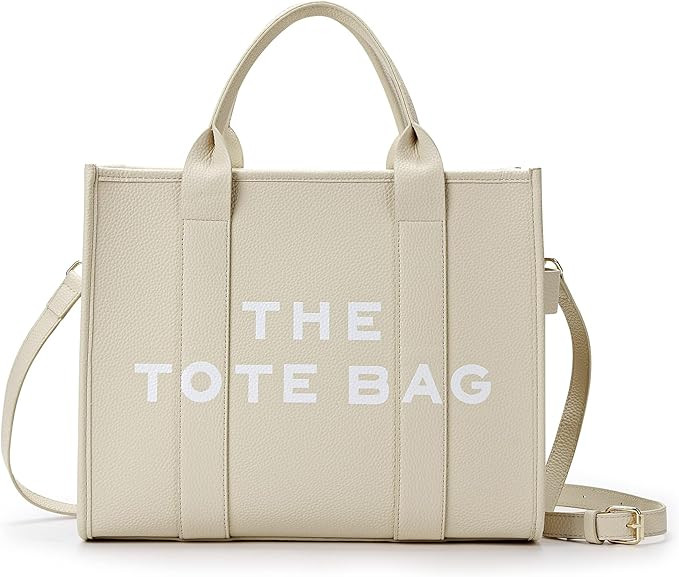 Fancy Forest The Tote Bag for Women with Zipper,Large/Medium/Small Size,Canvas/PU leather/EVA/Fuz... | Amazon (US)