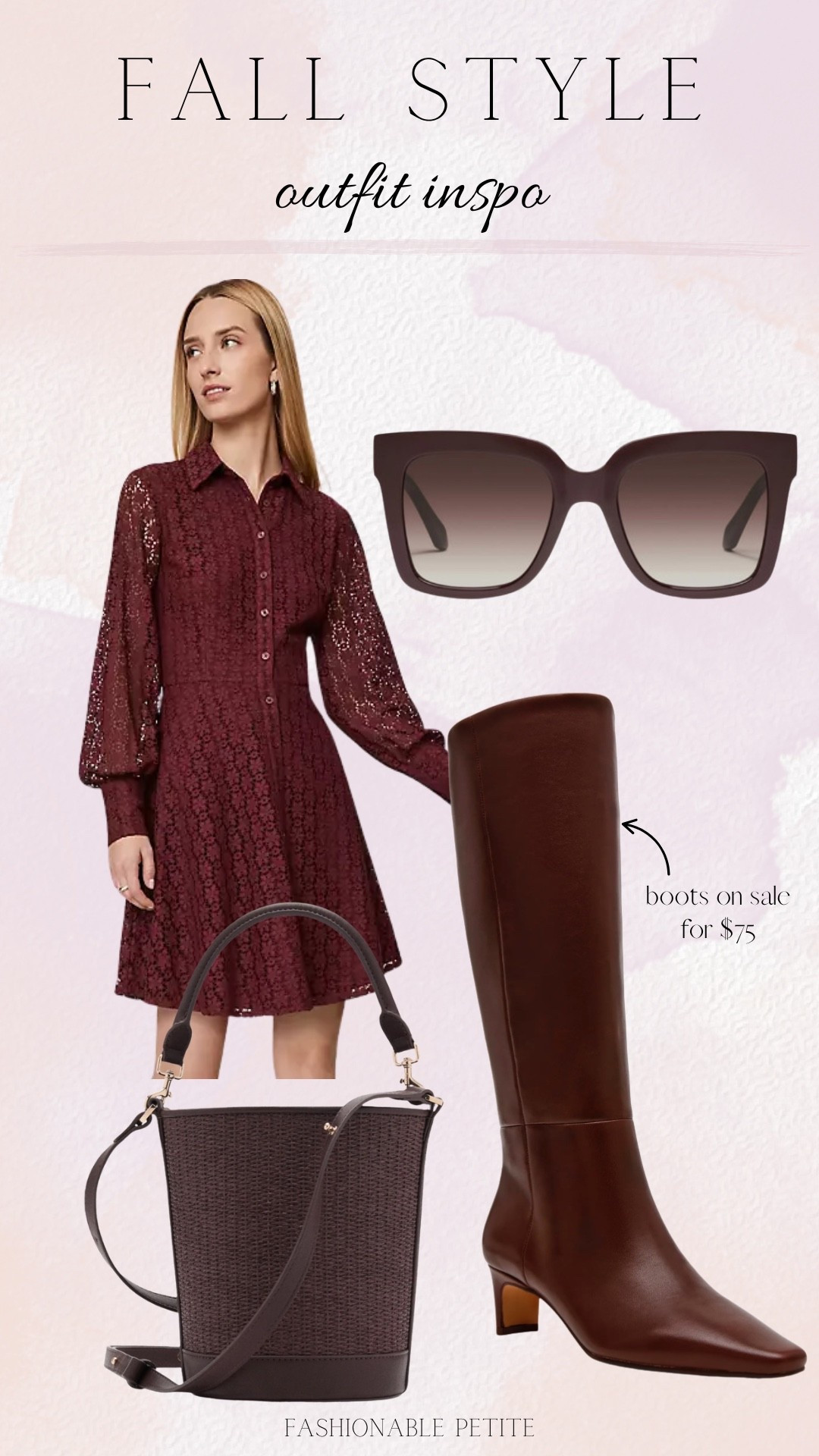 Fall outfit to wear to work or for a fall date night! Lace dress comes in petite sizes and these knee high boots are on sale for $75!

Fall outfits, wear to work, lace dress, knee high boots 

#LTKFindsUnder100 #LTKPetite #LTKSaleAlert