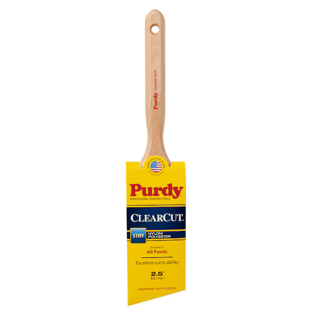 Purdy 2-1/2-in Reusable Nylon- Polyester Blend Angle Paint Brush (Trim Brush) | Lowe's