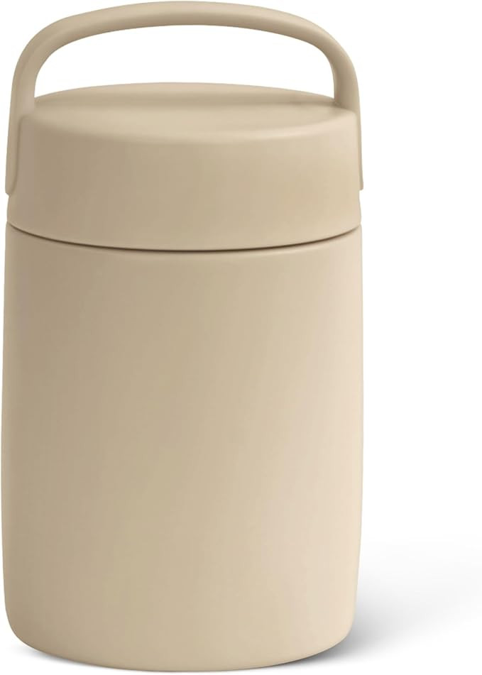 Amazon Basics Insulated Food Jar, Hot and Cold Food Container, Stainless Steel, Leak-proof with C... | Amazon (US)