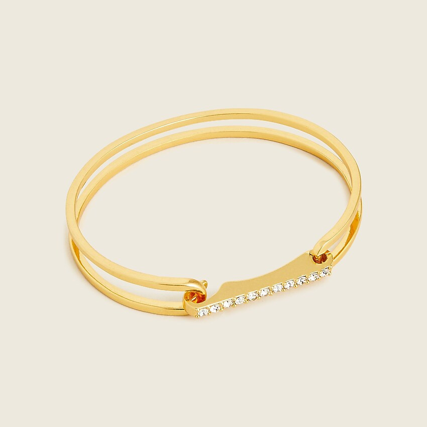 Hook-closure doubled bangle | J. Crew US