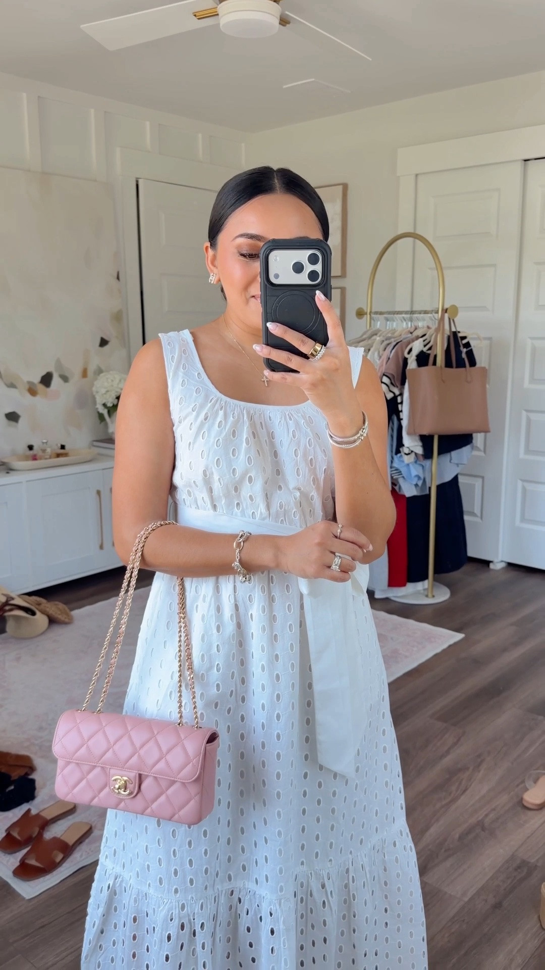 Dress size 00 regular TTS
Gold sandals size 5 TTS

#LTKootd #LTKPetite