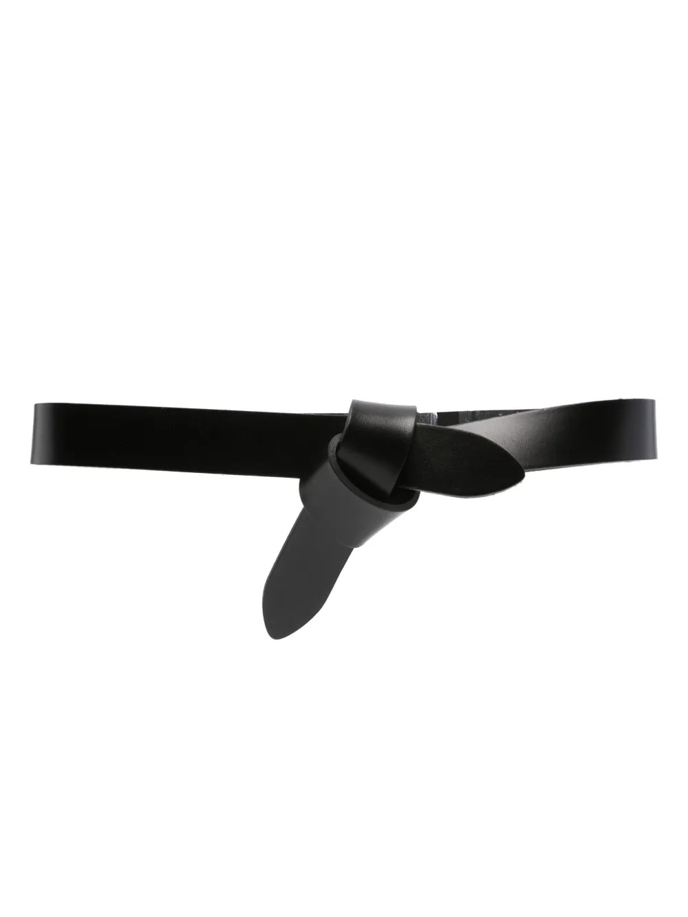 ISABEL MARANT Lecce Leather Belt | Black | FARFETCH | Farfetch Global