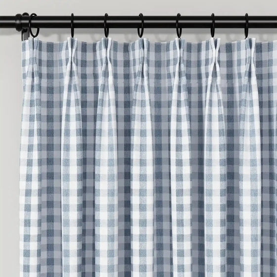 Celia Striped Plaid Curtain | TWOPAGES