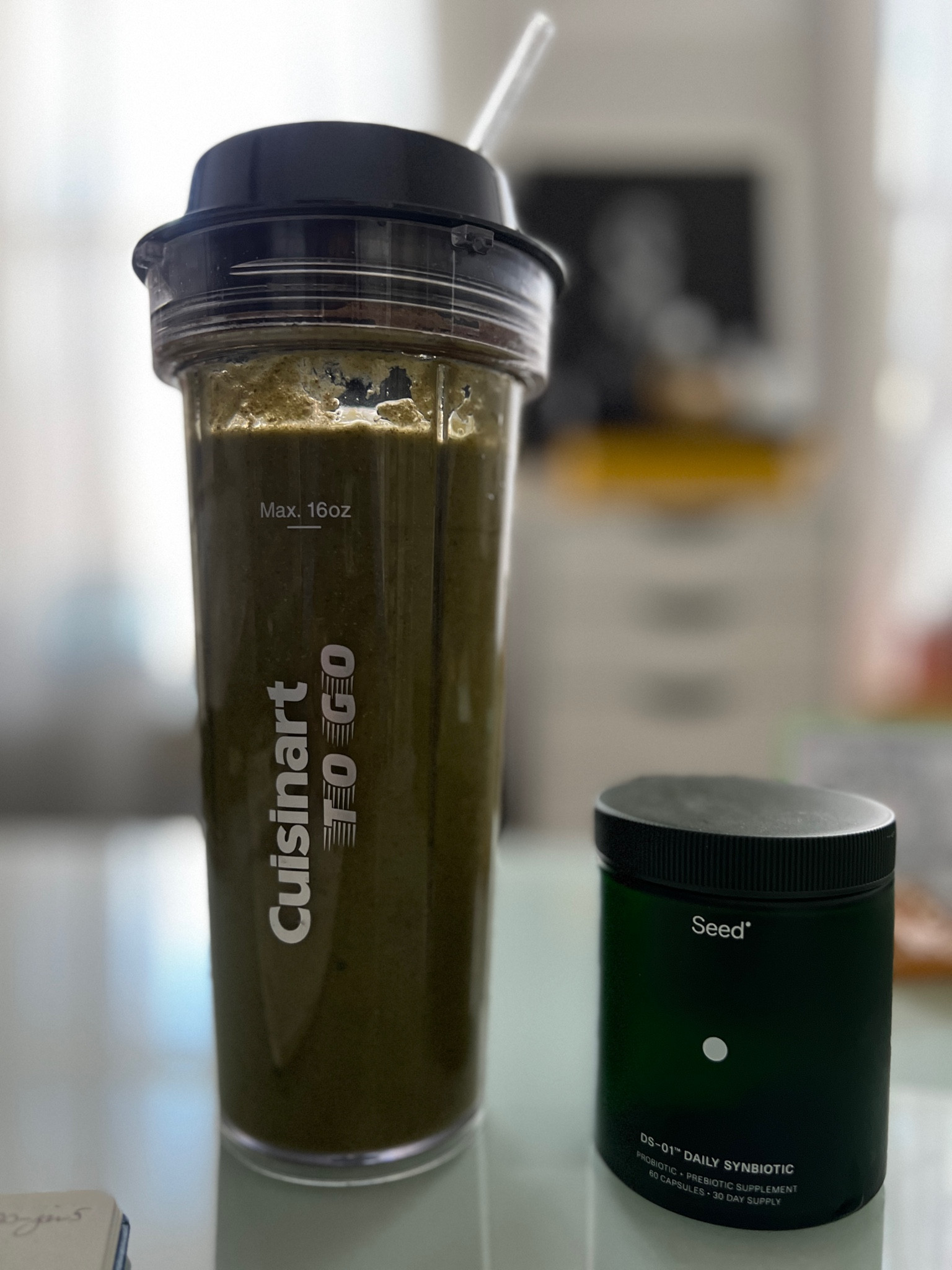 Healthy habits to start the new year right. My eating habits are atrocious so that's one thing I'm working on this year. When I'm hungry but don't feel like chewing (yes that's a thing for me) I opt for a smoothie instead.

This one is kale with mango, pineapple, and orange. Plus added fiber and turmeric. So yummy! 
.
.
kitchen essentials, blender, smoothie recipe, get fit, Activewear, fitness inspo, Seed probiotic, seed synbiotic, Cuisinart, Cuisinart To Go

#LTKActive #LTKHome #LTKOver40