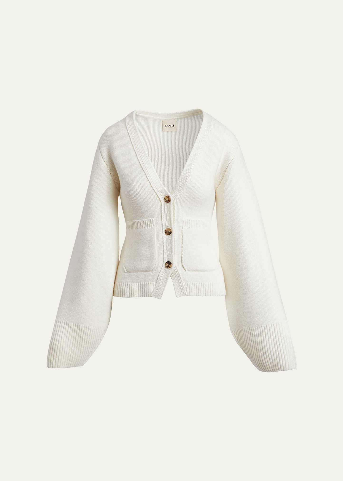 Khaite Scarlet Cashmere Cropped Cardigan | Bergdorf Goodman
