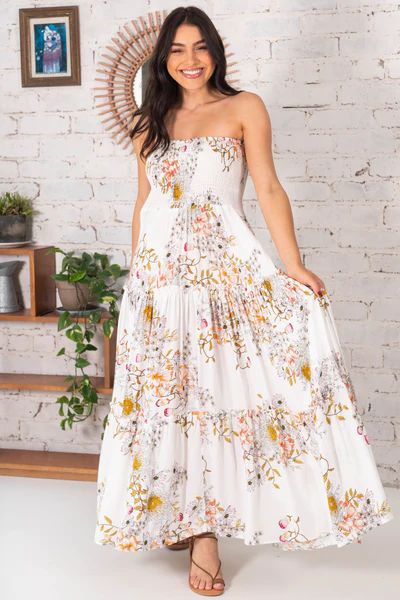 Salsa - Delilah Strapless Maxi Dress | Salty Crush