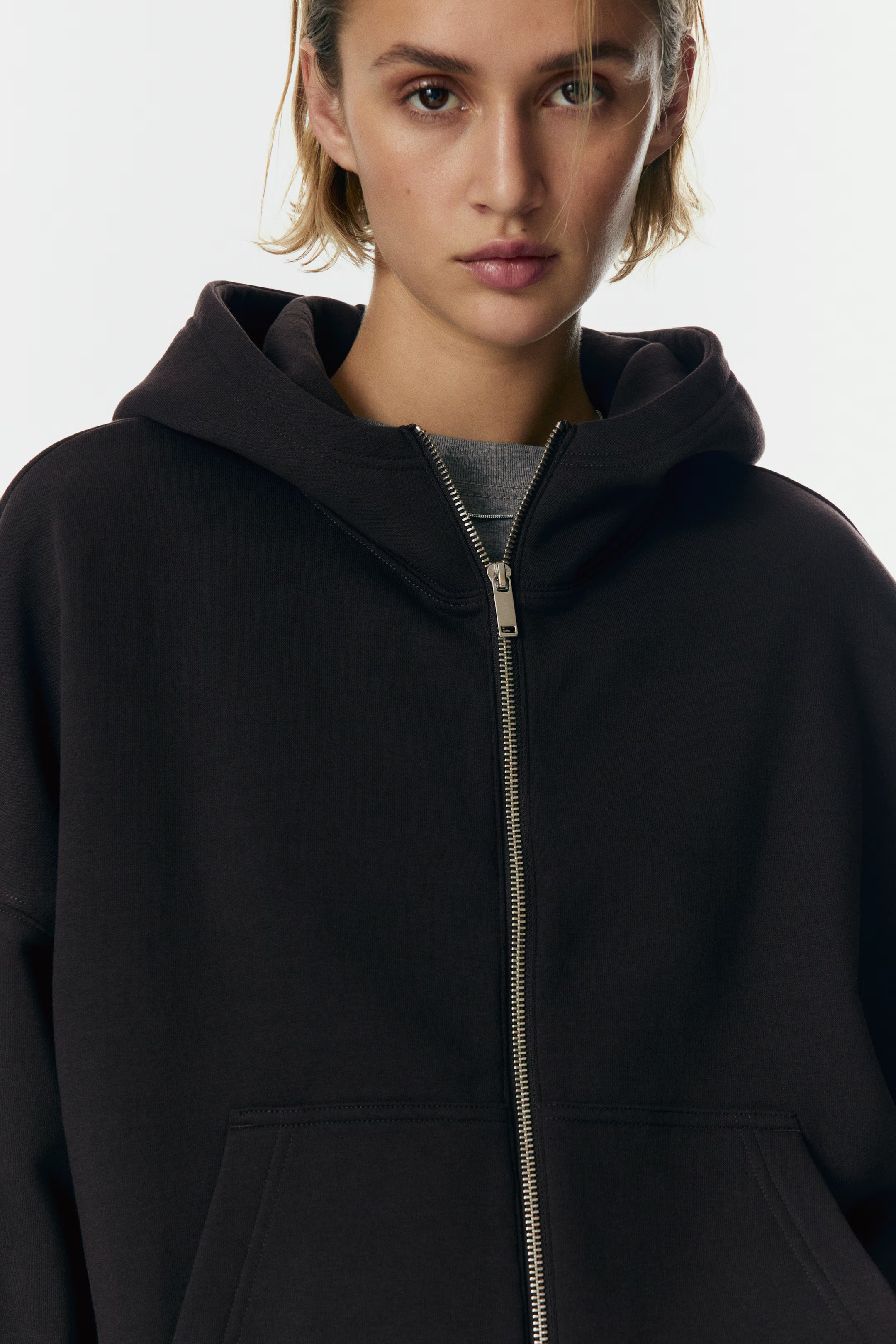 Zip-through hoodie | H&M (UK, MY, IN, SG, PH, TW, HK)