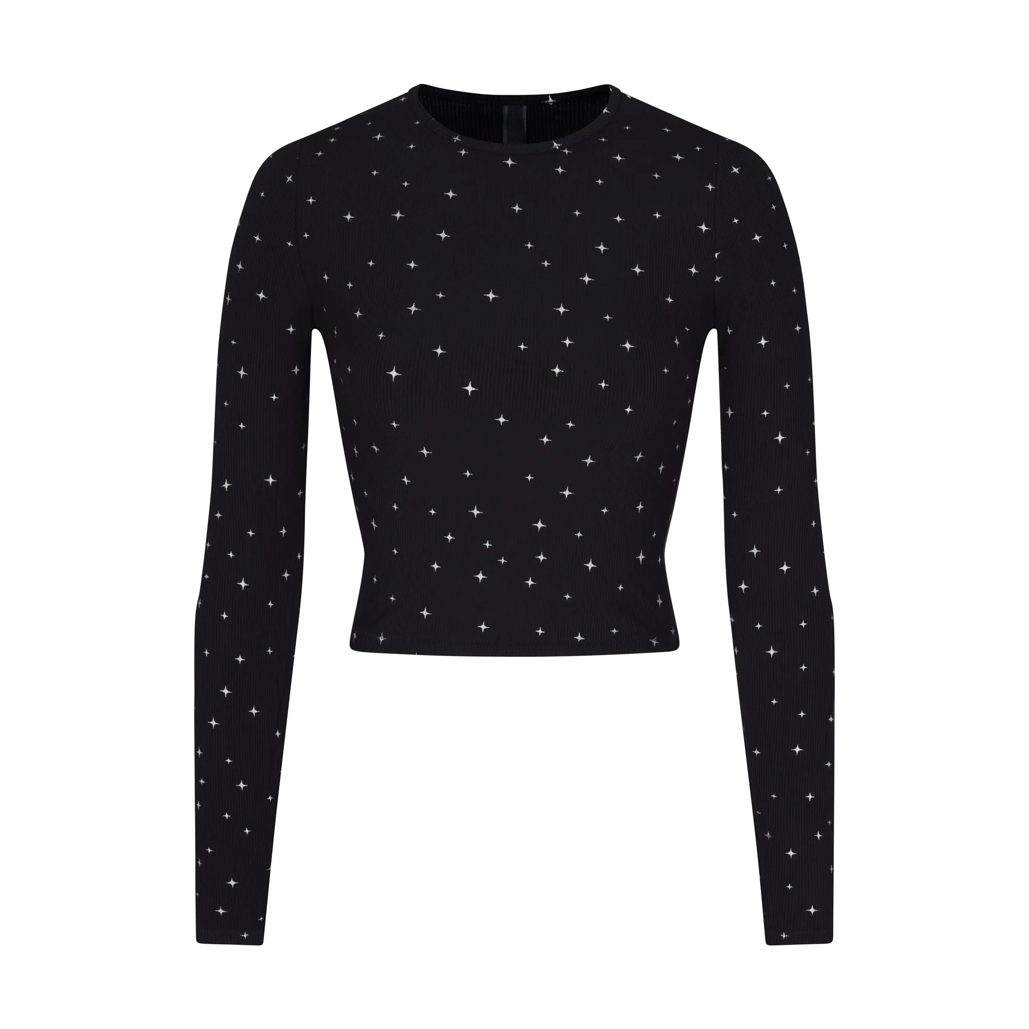 LONG SLEEVE CROP TOP | SKIMS (US)