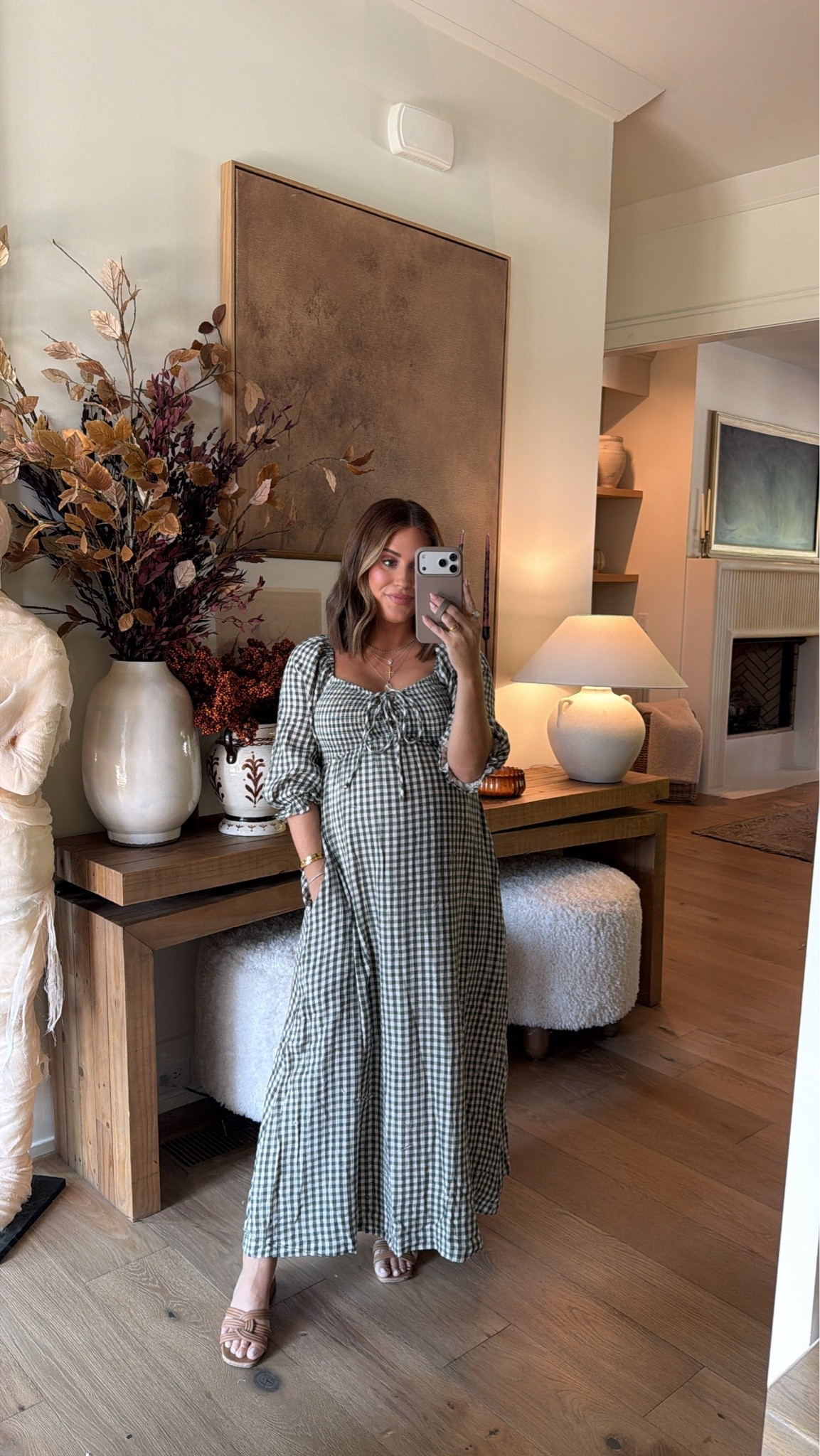 Wearing xs in this smocked maxi dress- not maternity, but this brand has lots of dresses that are all very bump friendly, great for postpartum, & nursing friendly! Linking my recent order + other faves here!

#LTKBump #LTKPetite #LTKSeasonal