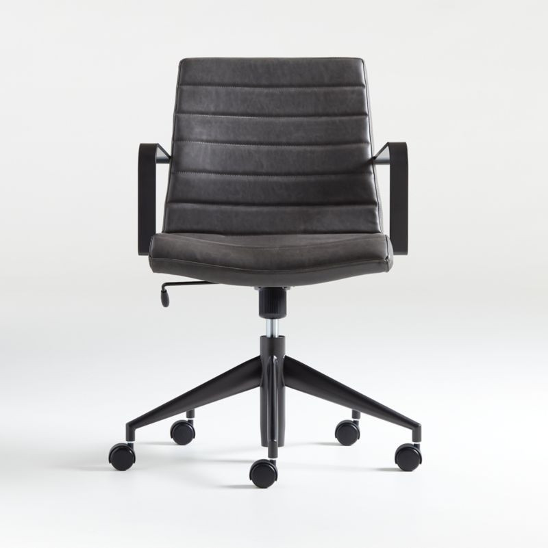 Graham Grey Office Chair + Reviews | Crate & Barrel | Crate & Barrel