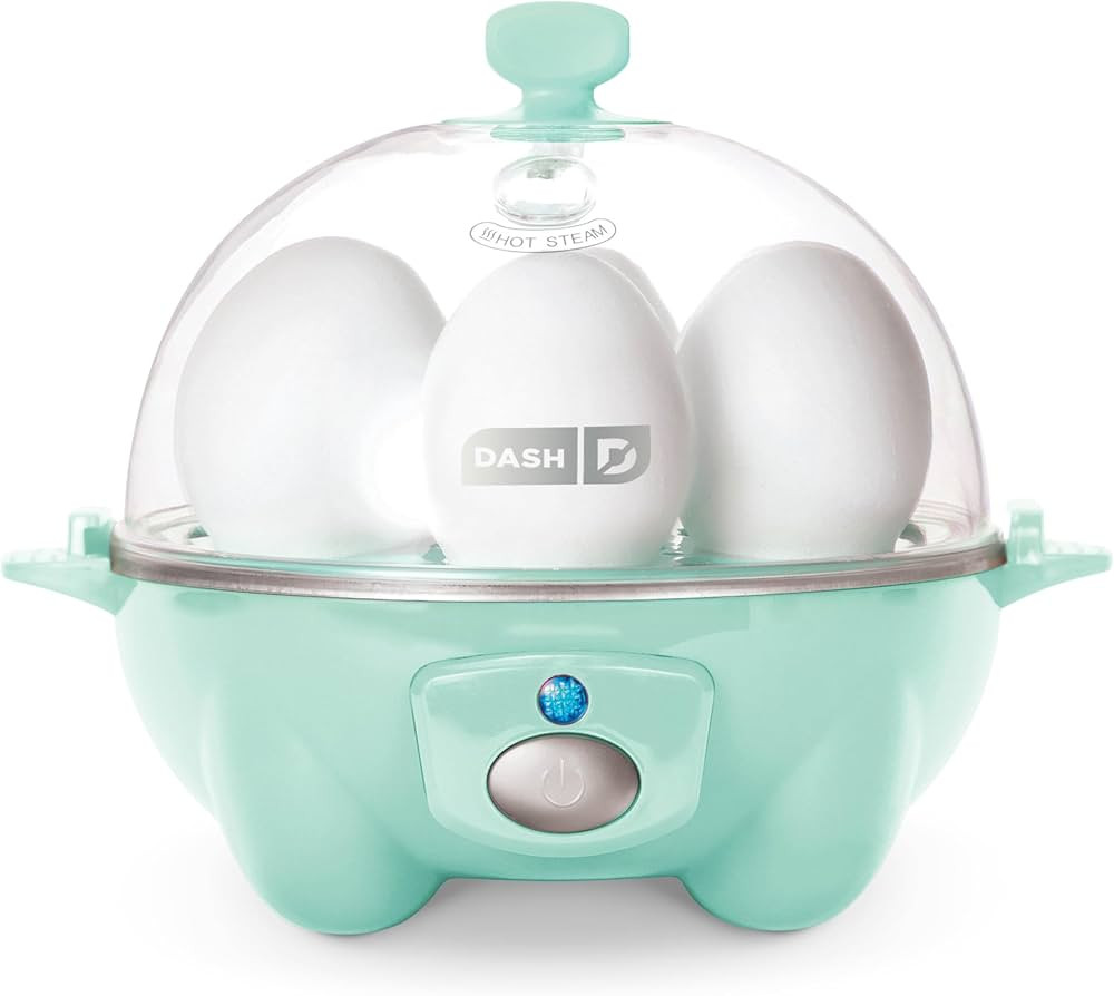 DASH Rapid Egg Cooker: 6 Egg Capacity Electric Egg Cooker for Hard Boiled Eggs, Poached Eggs, Scr... | Amazon (US)
