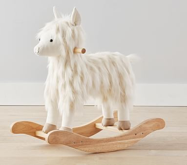 Llama Plush Nursery Rocker | Pottery Barn Kids