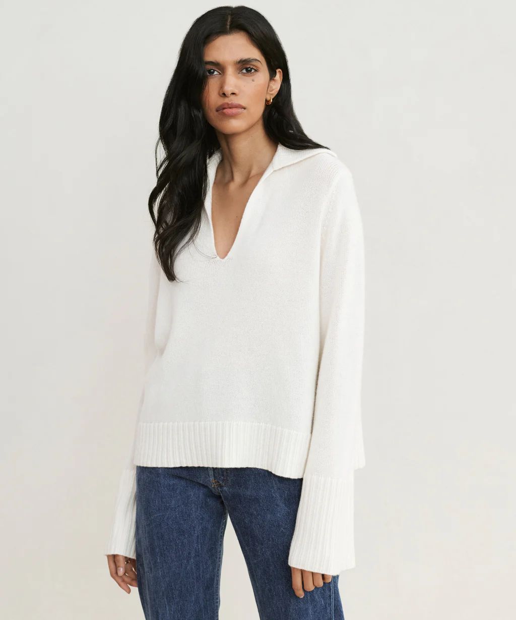 Cashmere Frances Polo | Jenni Kayne