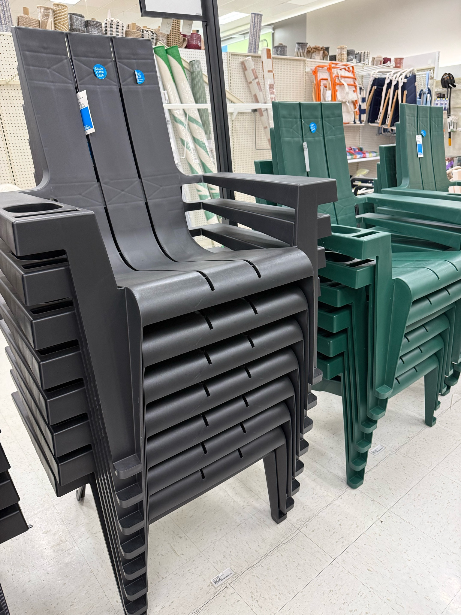 Perfect patio chairs for having extra company but also you can stack and store away! Target patio home finds

#LTKHome
