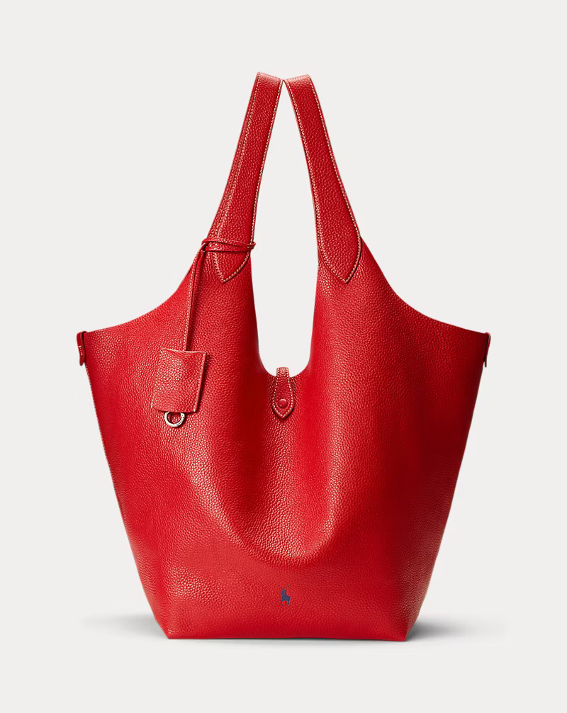 Polo Play Leather Large Tote | Ralph Lauren (UK)
